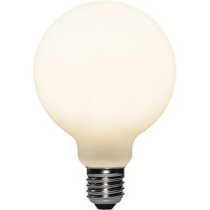 לד גלוב 95 זכוכית חלבית, עמעום להט 8W 630Lm E27 CRi>95 2700-1800K יורולוקס