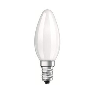 זוג נורות נר חלבי לד E14 4W A35 אור חם OSRAM גוון אור 2700K