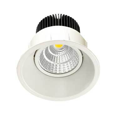 שקוע לד טרימלס 12W קדח 80mm, קוטר 95mm – מתאים לעמעום (דימר)