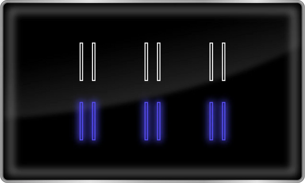 דימר עמעם חכם 3 מעגלים הארה סימן 1
