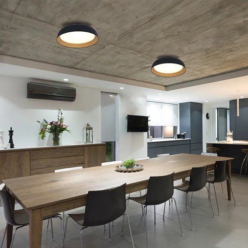 צמוד תקרה לבן+עץ OREN 60W 60CM 3CCT Nisko +דימר מתנה