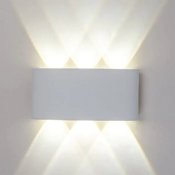 צמוד קיר 6W UP/DOWN SKIP IP54-אור צהוב semicom