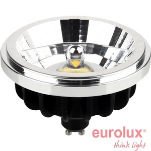 לד AR111 רפלקטור 18W וואט 230V עמעום לבן חם 2700K יורולוקס