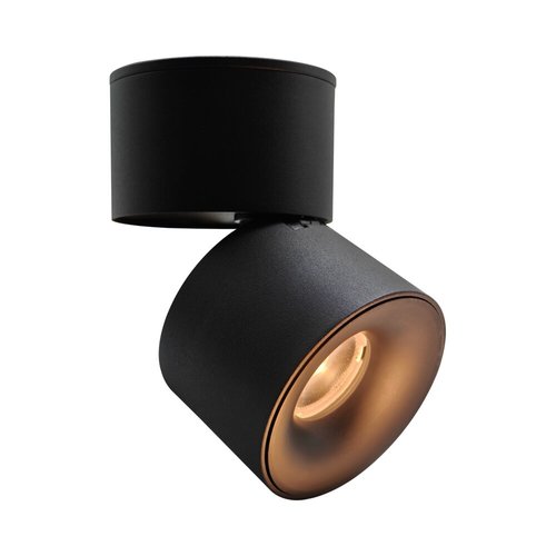 צמוד תקרה צילינדר נפתח שחור LORI 7W אור ניטרלי Nisko