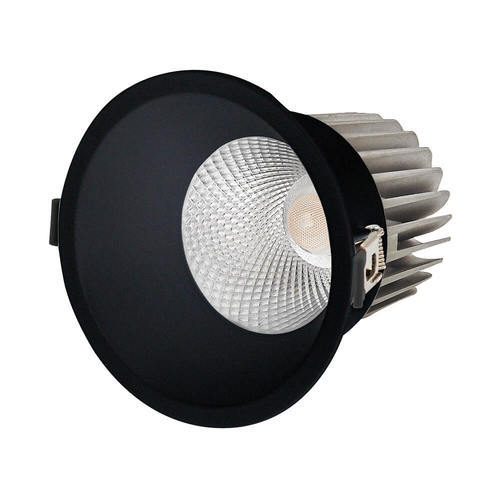 שקוע תקרה שחור RUBY 5W אור חם קדח 75mm, קוטר 83mm – מתאים לעמעום (דימר)