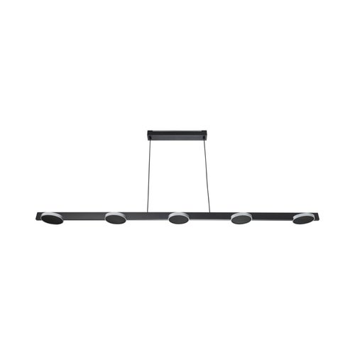 מנורת תלייה שחור וכסף SPIKO 3 18W אור חם Nisko