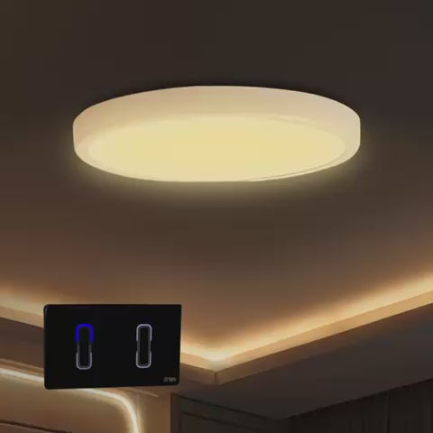 צמוד תקרה IP40 18W CCT JADY קוטר 22 ס"מ Megamen