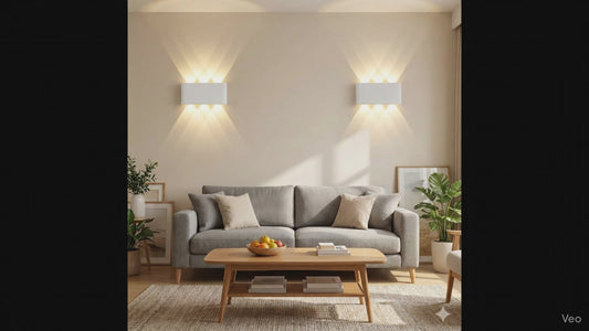 צמוד קיר 6W UP/DOWN SKIP IP54-אור צהוב semicom